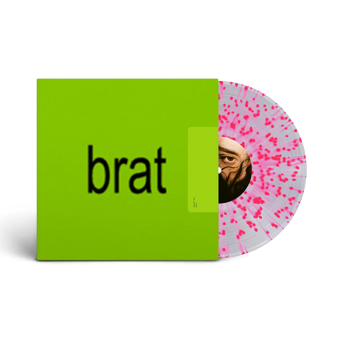 Charli XCX- Brat (Indie Exclusive Clear w/ Pink Splatter Vinyl) (PREORDER)