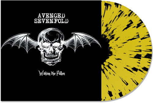 Avenged Sevenfold- Waking the Fallen (IEX) Yellow w/Black Splatter (PREORDER)