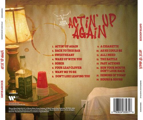gavin adcock cigarette Gavin Adcock- Actin' Up Again (CD) – Darkside Records