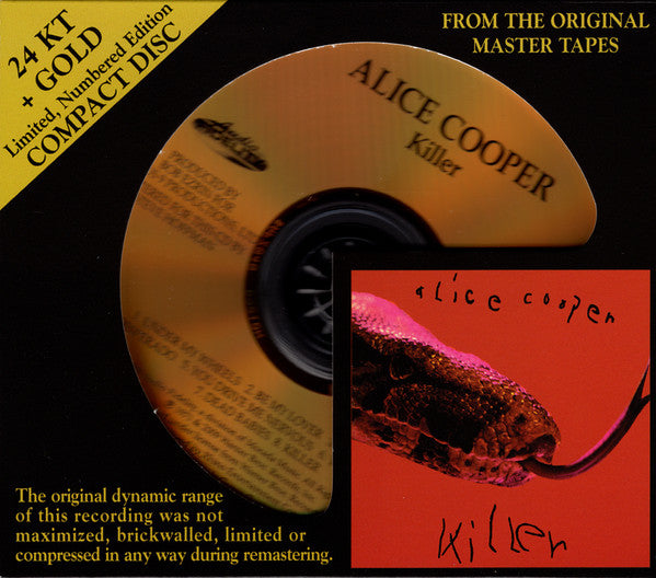 Alice Cooper- Killler (Audio Fidelity 24kt Gold Disc)(Numbered)