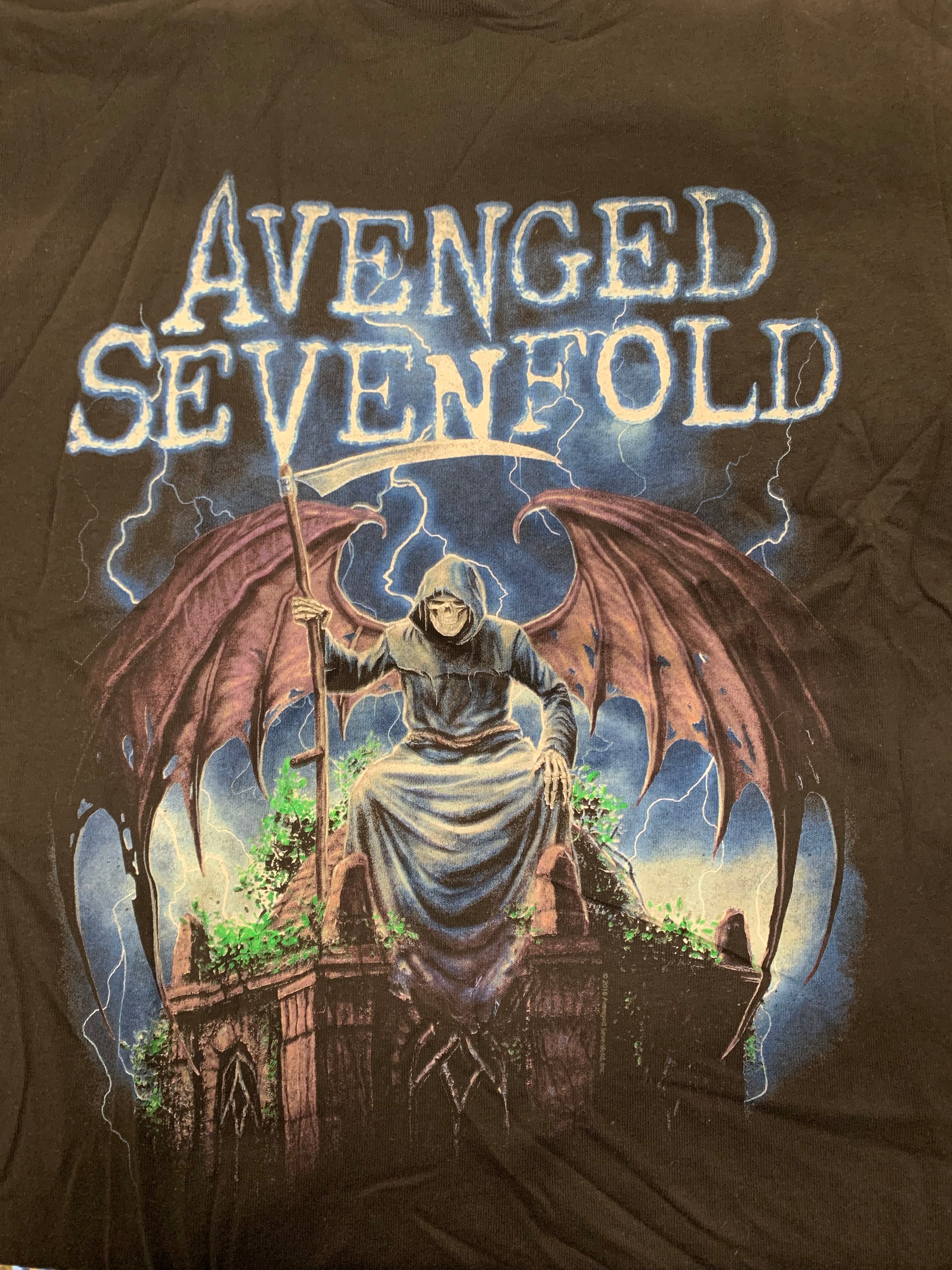 Avenged Sevenfold Reaper In Greaveyard T-Shirt, Black, S