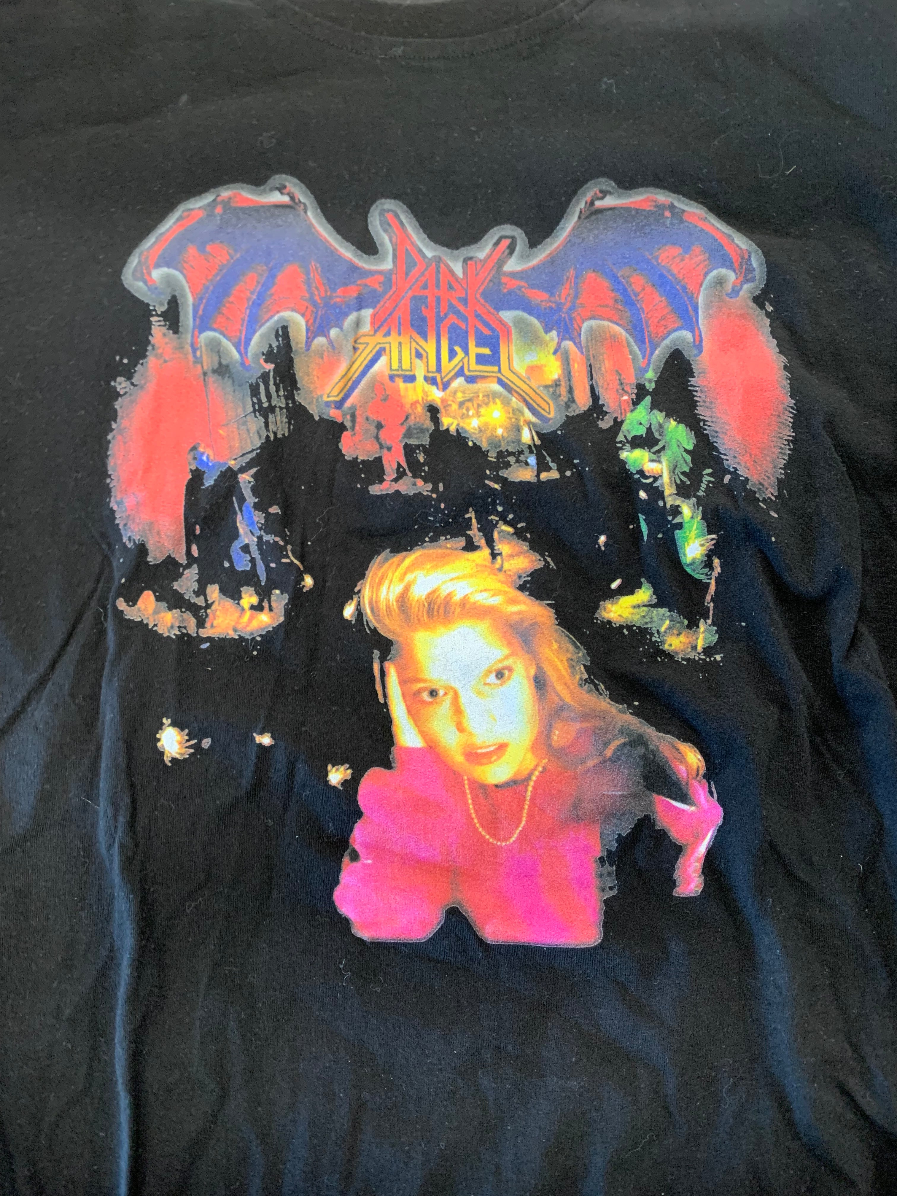Dark Angel Time Does Not Heal Tour '91/'92 Reprint T-Shirt, Black, M