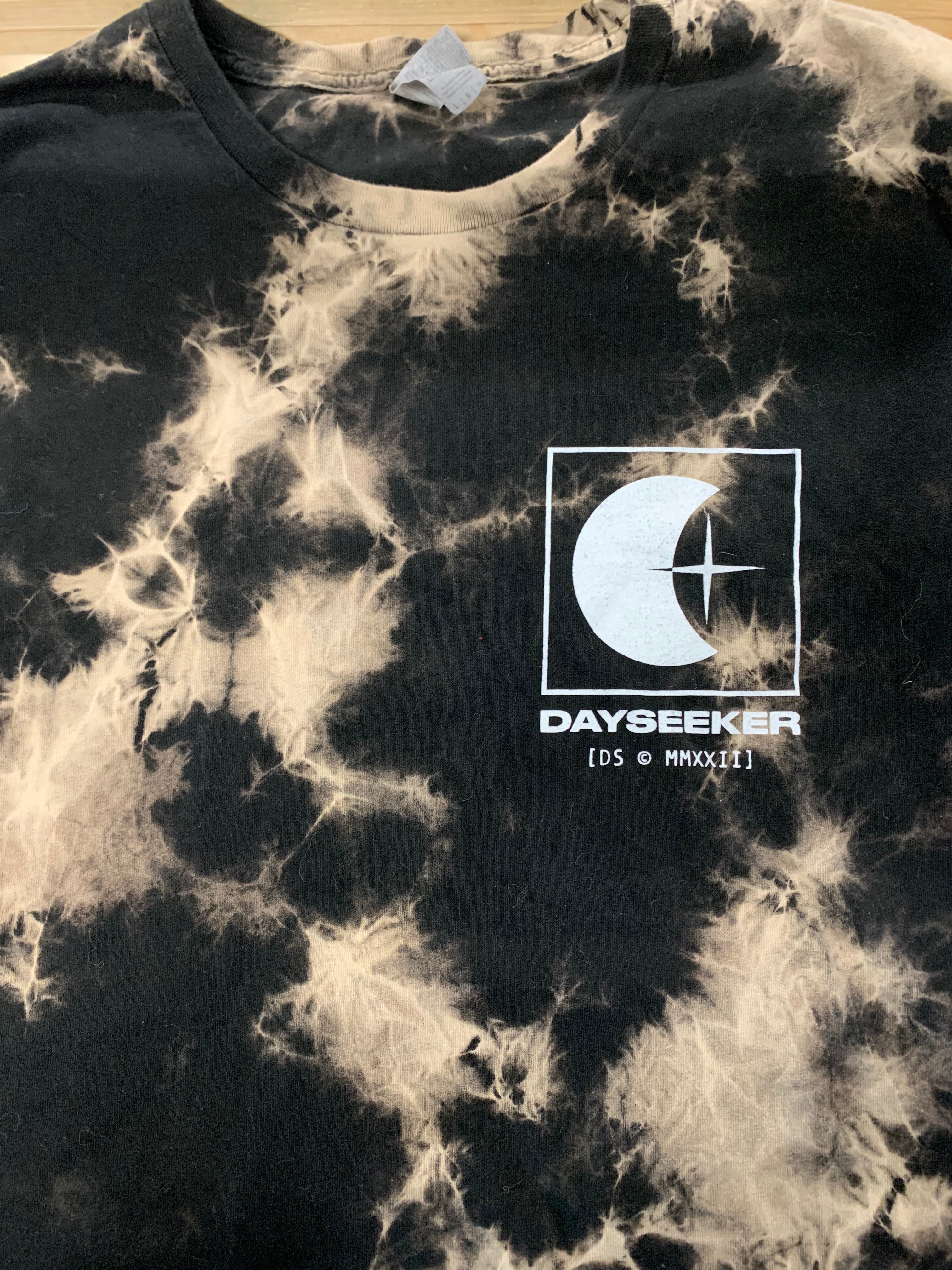 Dayseeker 2022 Logo T-Shirt, Brown / Black Tie Dye, L