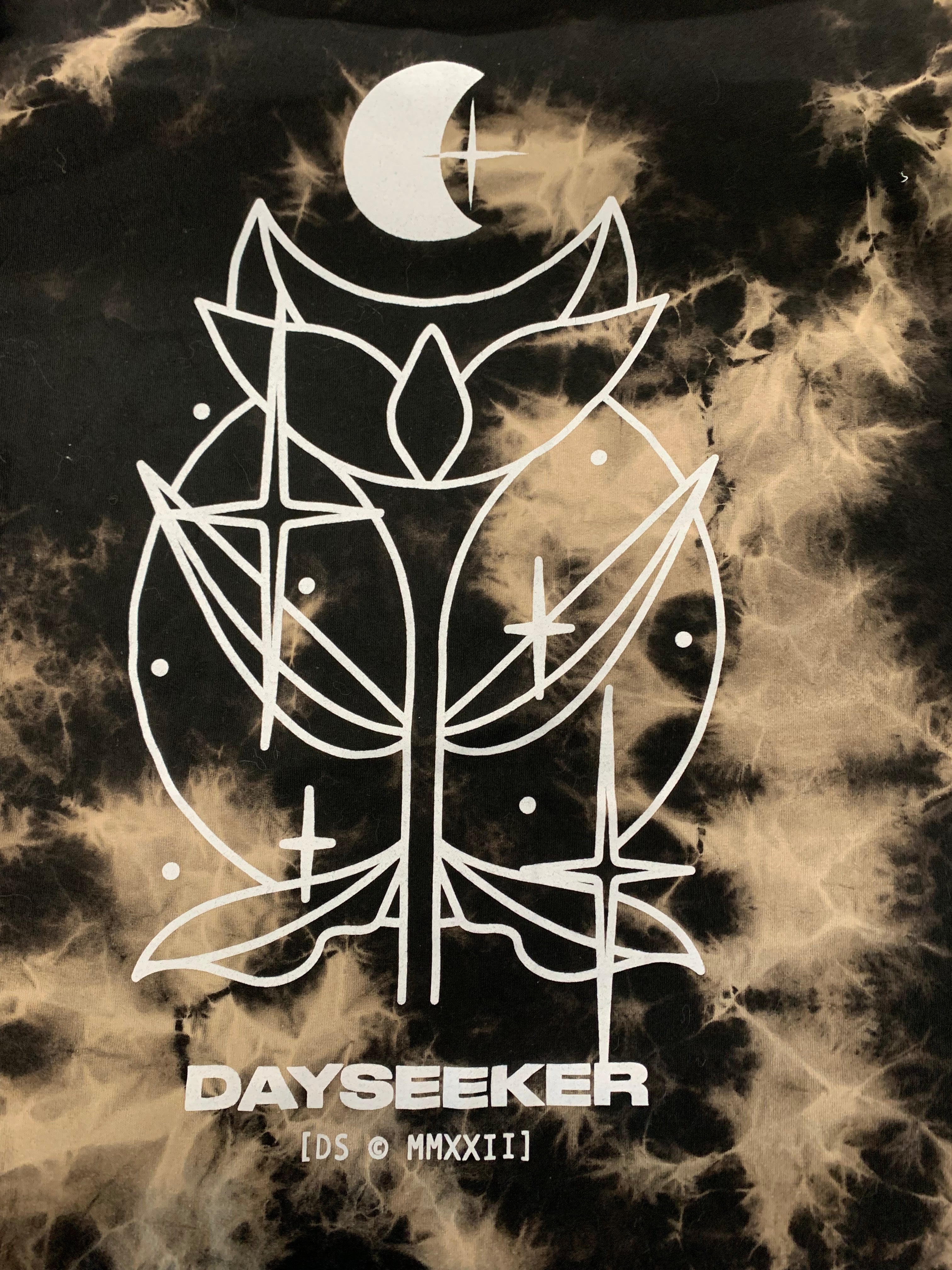 Dayseeker 2022 Logo T-Shirt, Brown / Black Tie Dye, L