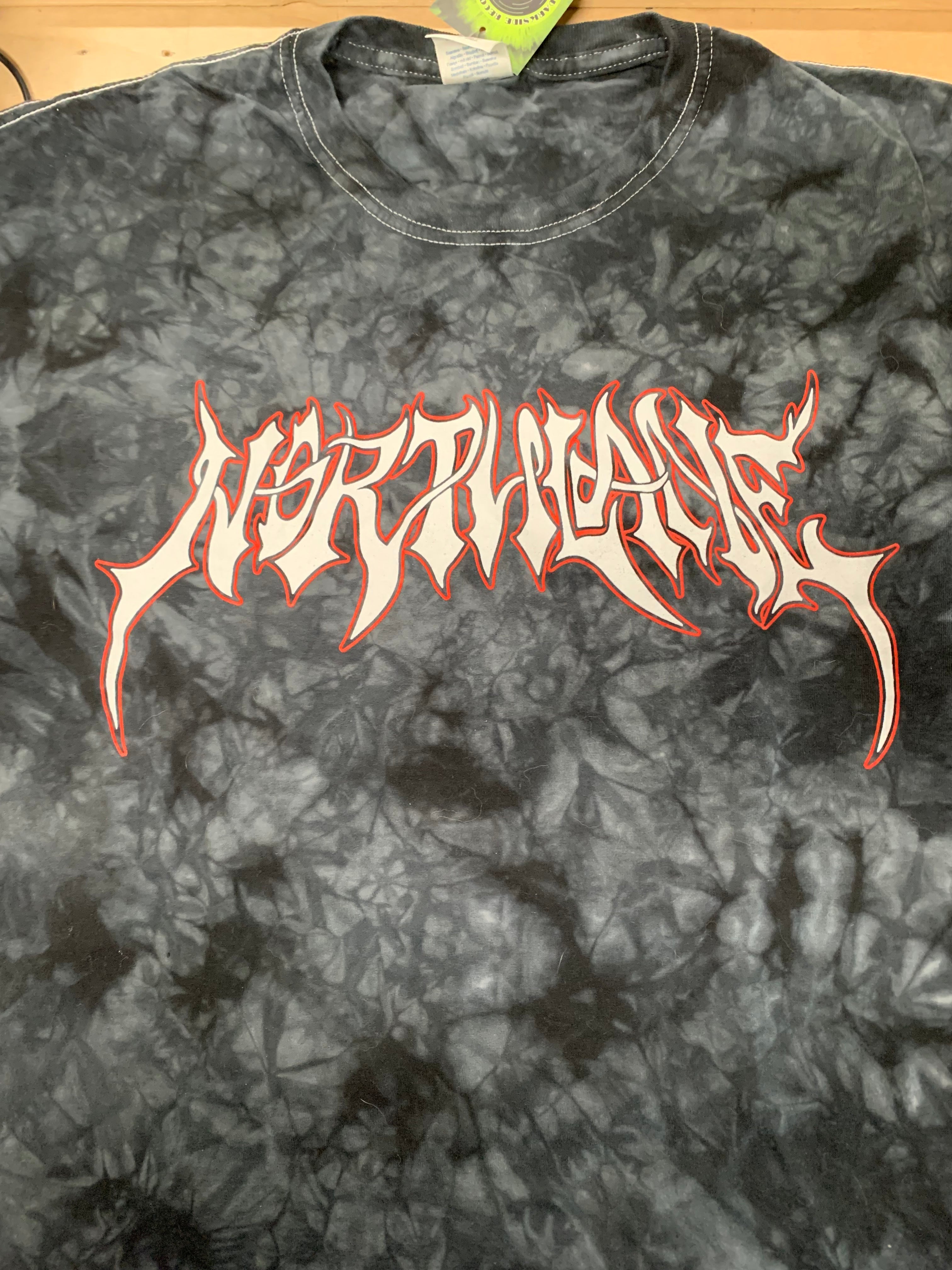 Northlane Metal Font Logo T-Shirt, Black / Grey, L