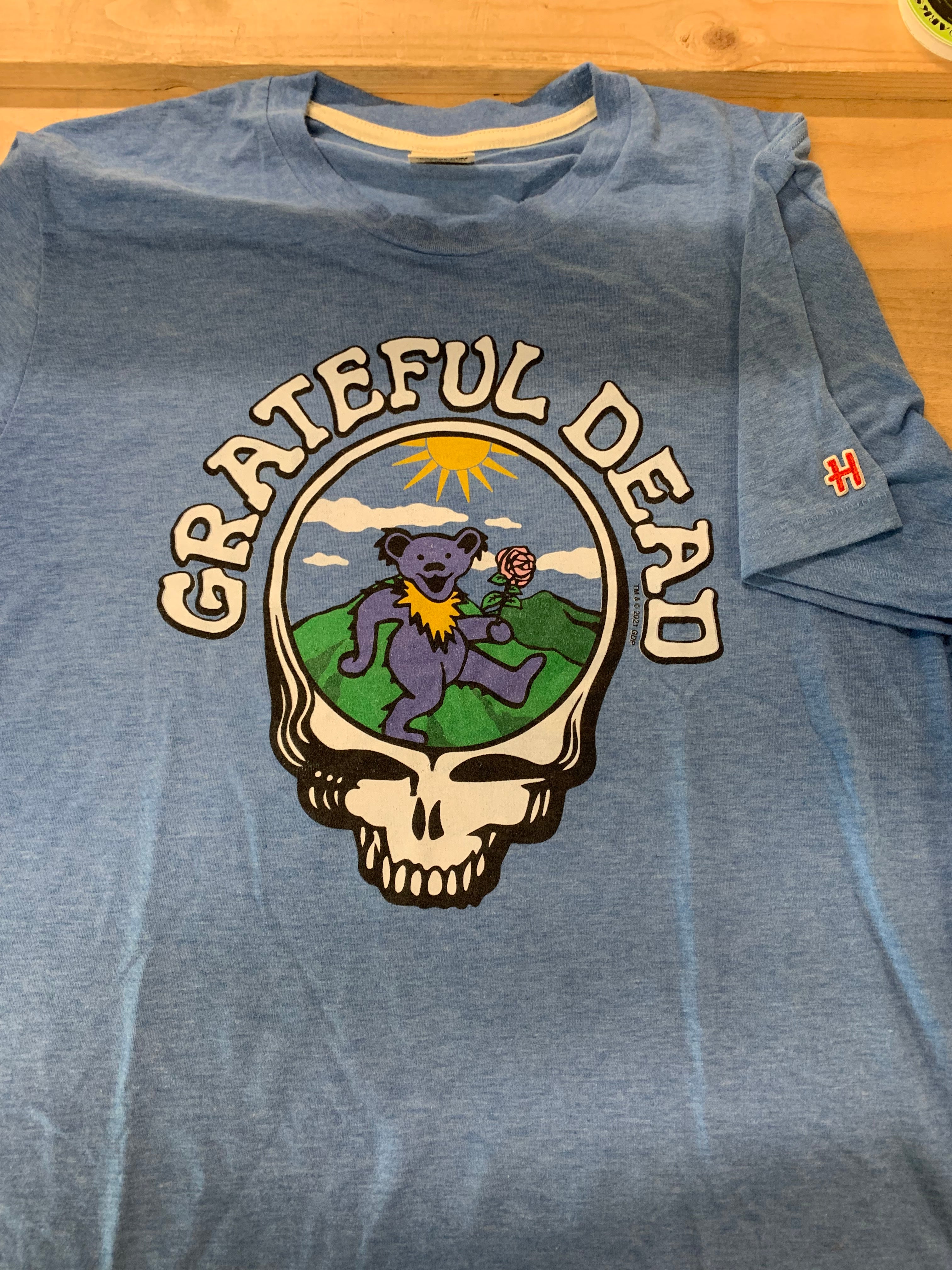 Grateful Dead X Homage 2021 T-Shirt, Light Blue, L