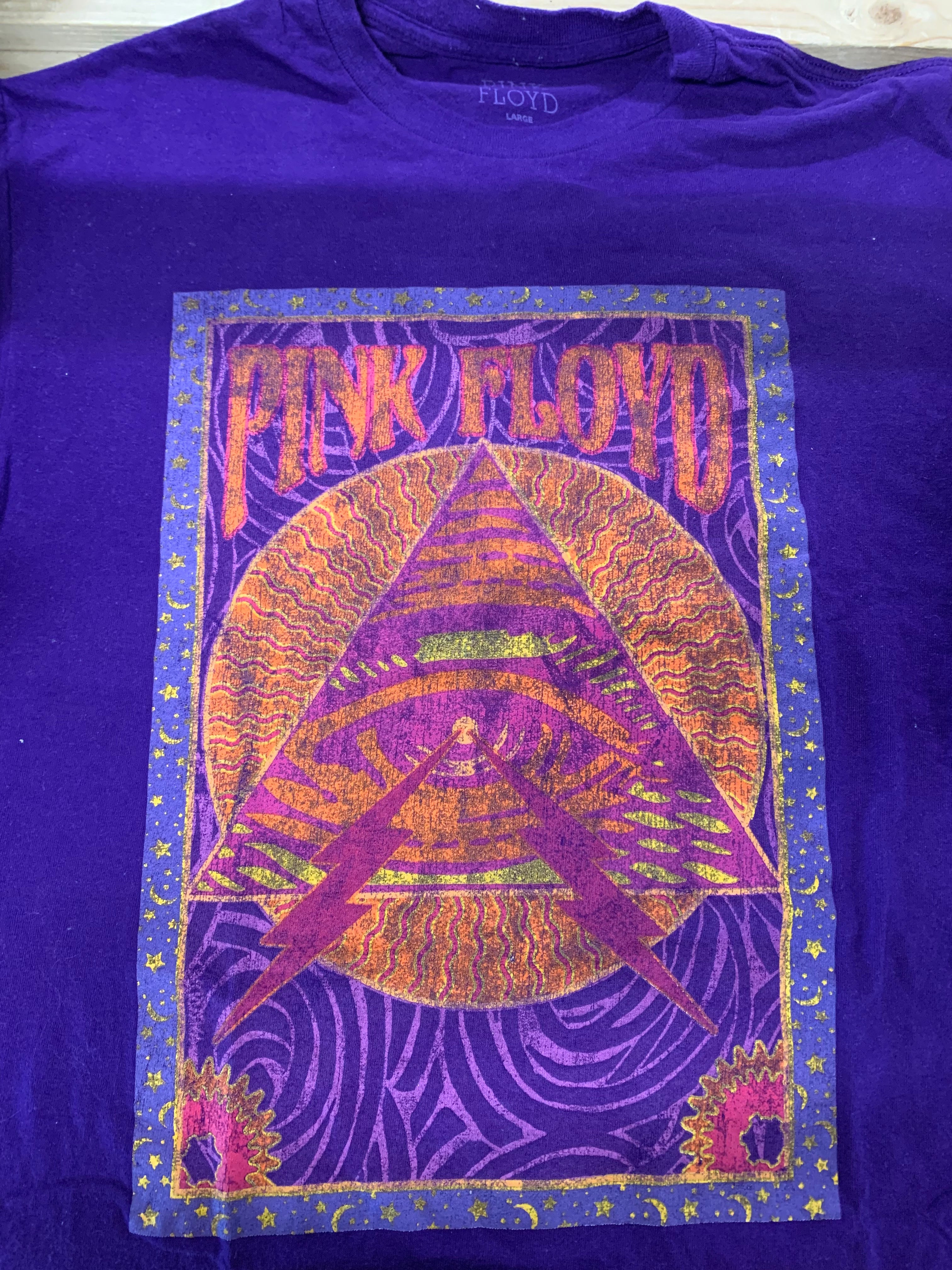 Pink Floyd Psychedelic Tarot T-Shirt, Purple, L