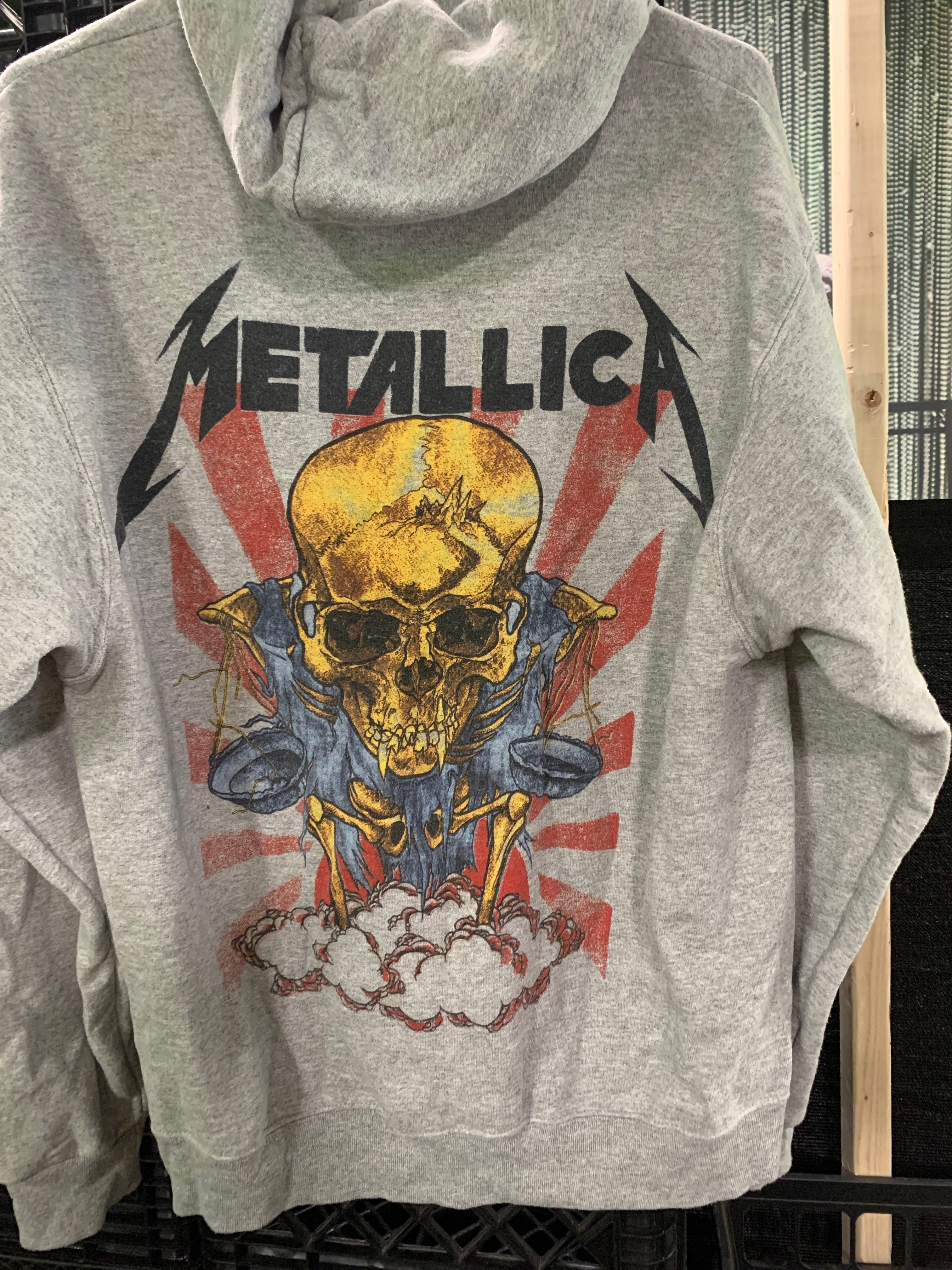 Metallica And Justice For All Hoodie, Grey, M