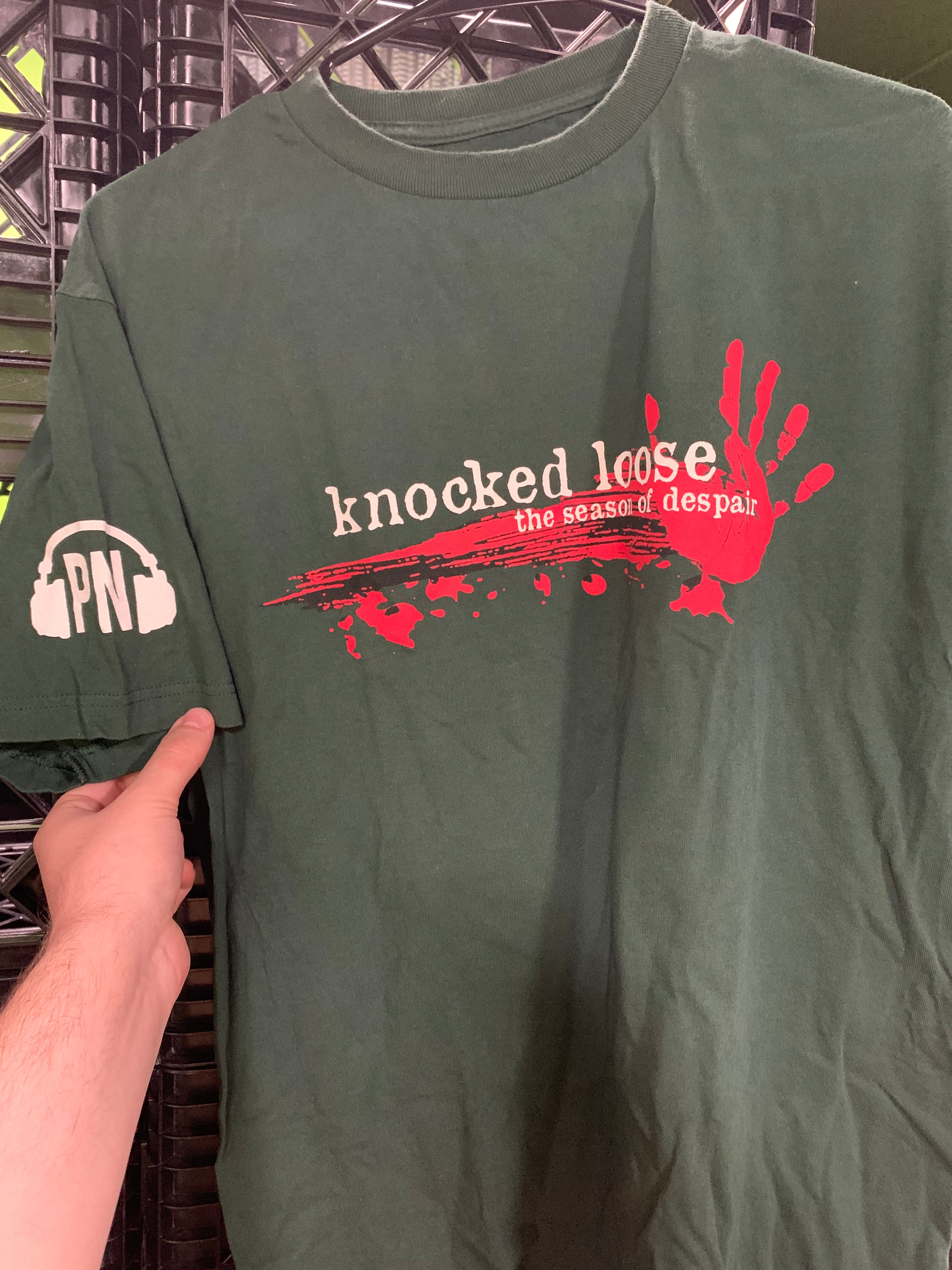 Knocked Loose 2017 Season Of Despair T-Shirt, Green, M