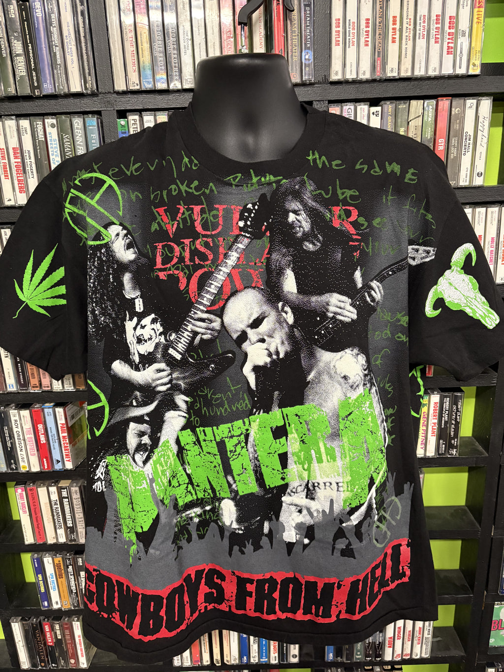 1992 Pantera Cowboys From Hell AOP T-Shirt, Black, XL – Darkside