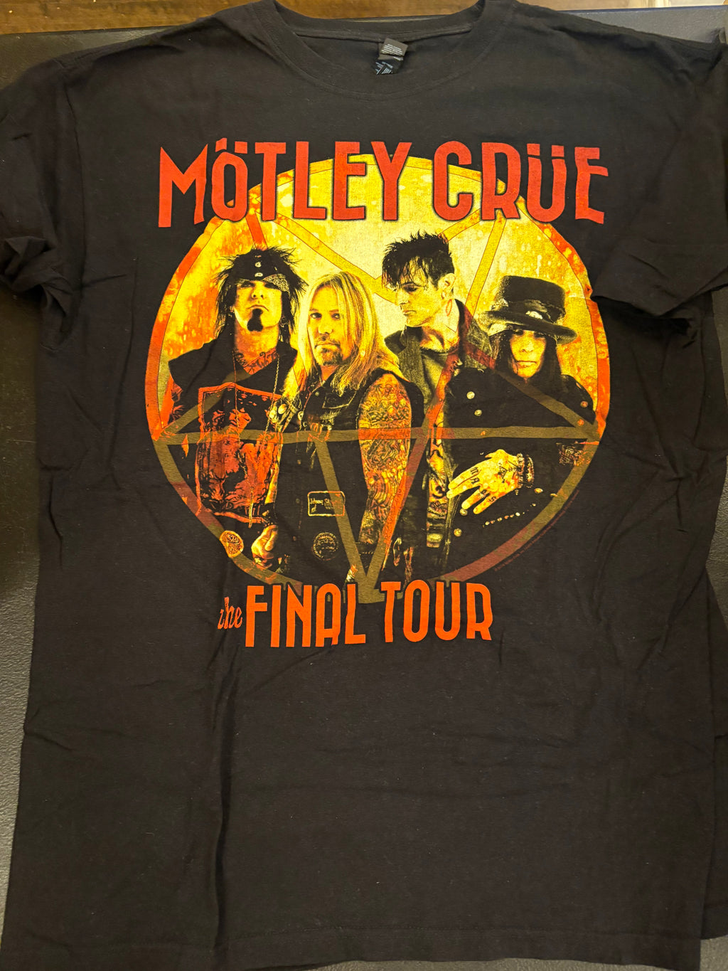 MÖTLEY CRÜE THE FINAL TOUR Tシャツ Motley Crue The Final Tour T-Shirt, Black, L – Darkside Records