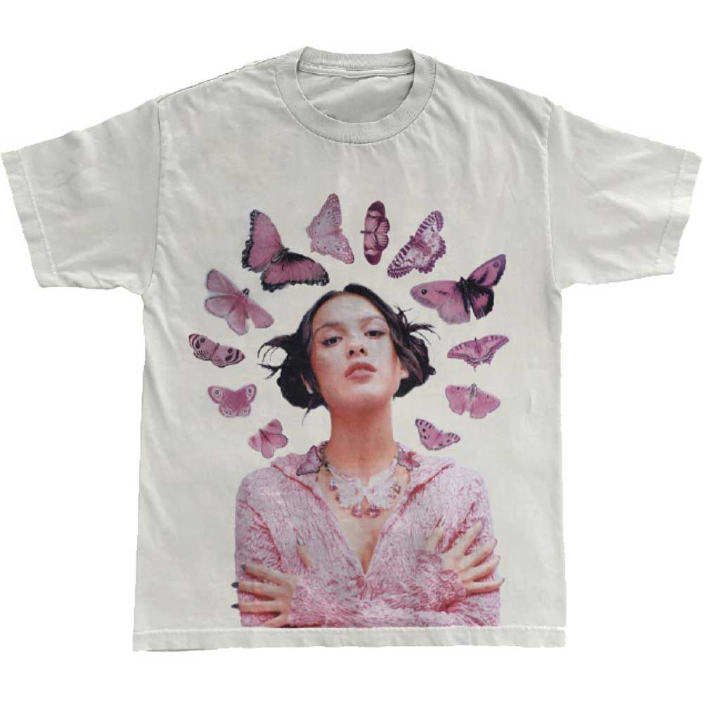 Olivia Rodrigo Butterfly Halo 2022 Tour T-Shirt, White