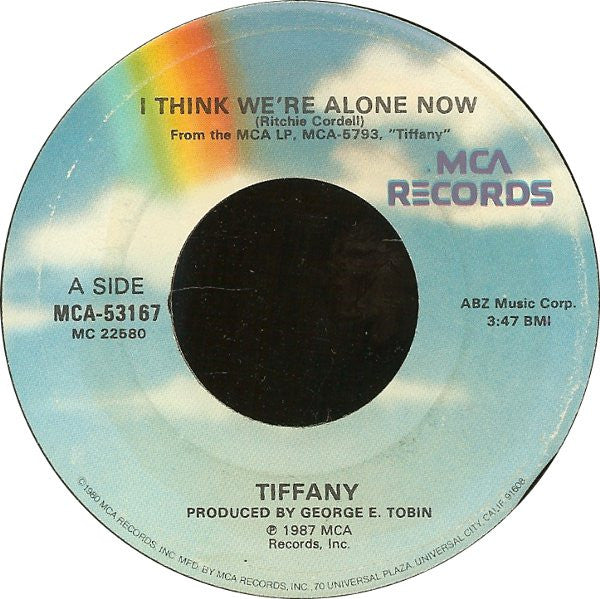 Tiffany- I Think We're Alone Now / No Rules
