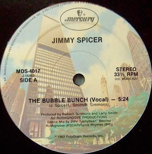 Jimmy Spicer- The Bubble Bunch (12”)