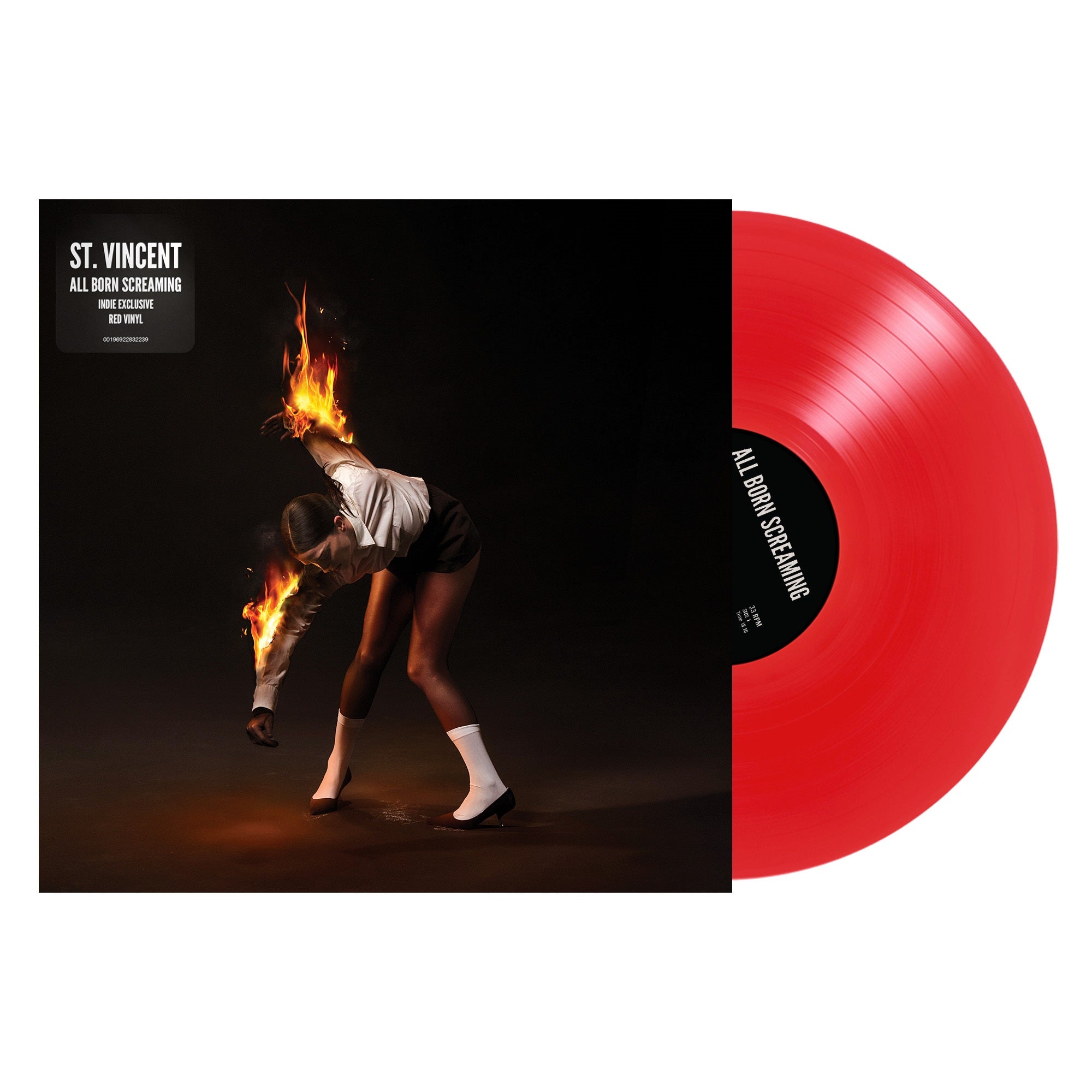 St. Vincent- All Born Screaming [Red LP] (Indie Exclusive) (DAMAGED)