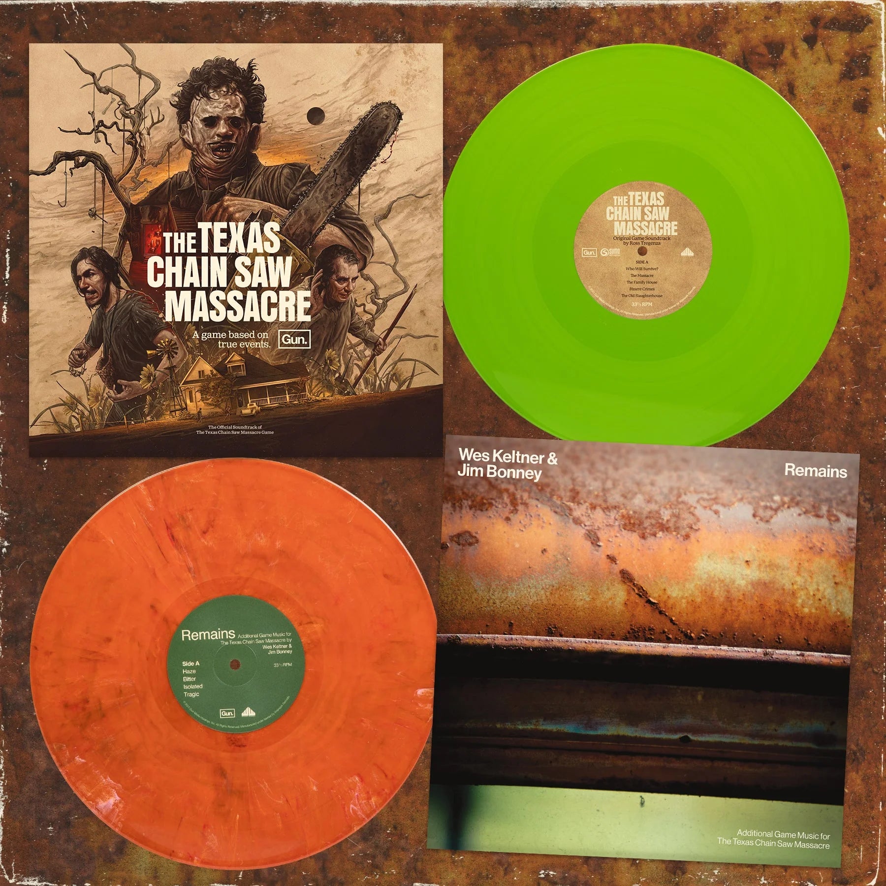 Texas　Color　Rust　(Green　Game　Soundtrack　The　Massacre:　Saw　Chain　Variants)