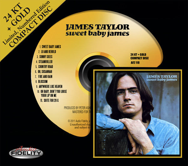 James Taylor- Sweet Baby James (Audio Fidelity 24kt Gold Disc)