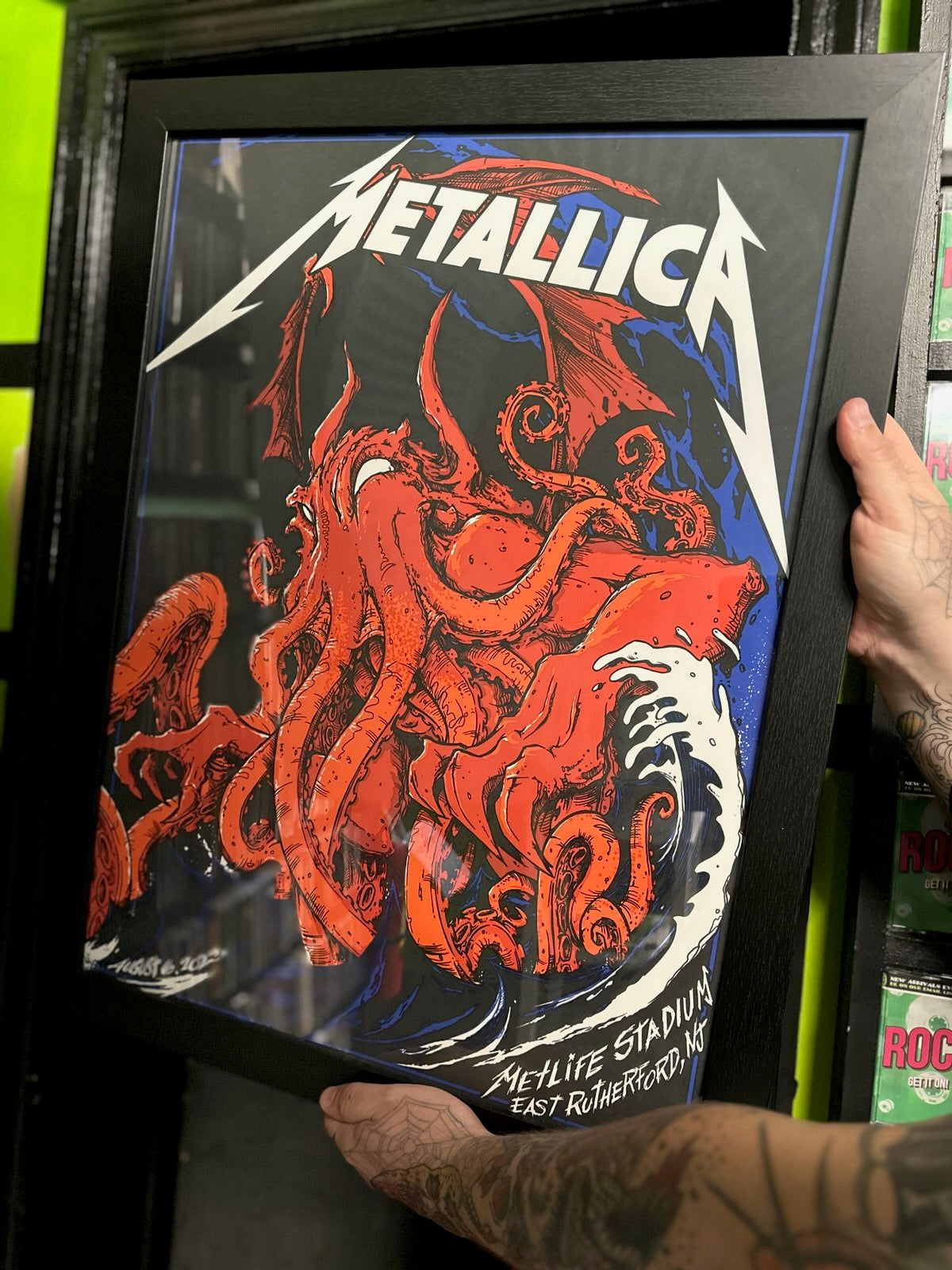 Metallica 8/6/23 Met Life Stadium Concert Poster (#347/550)