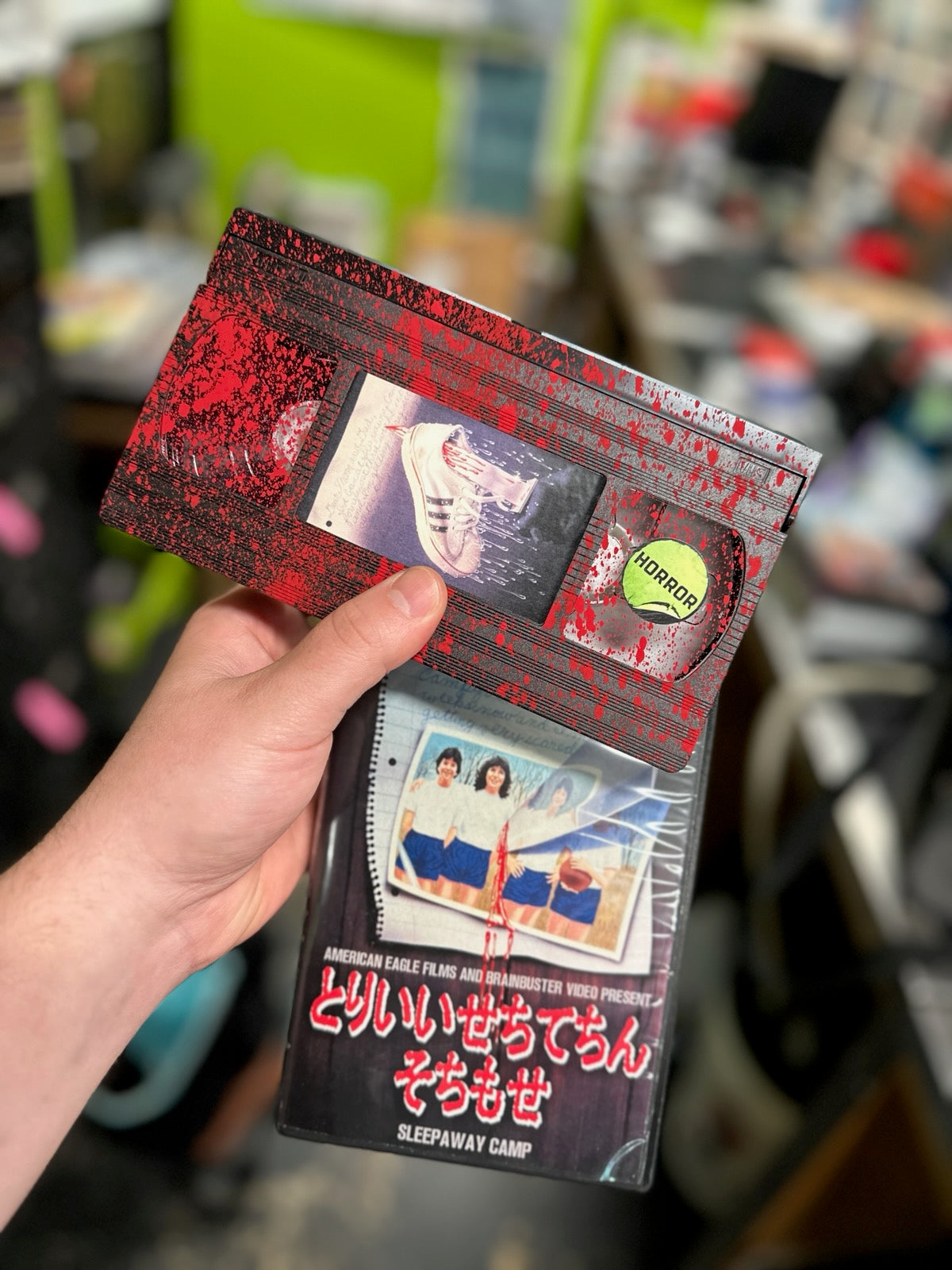 Sleepaway Camp (Japanese Cover, Blood Splatter VHS)(Brainbuster Video)