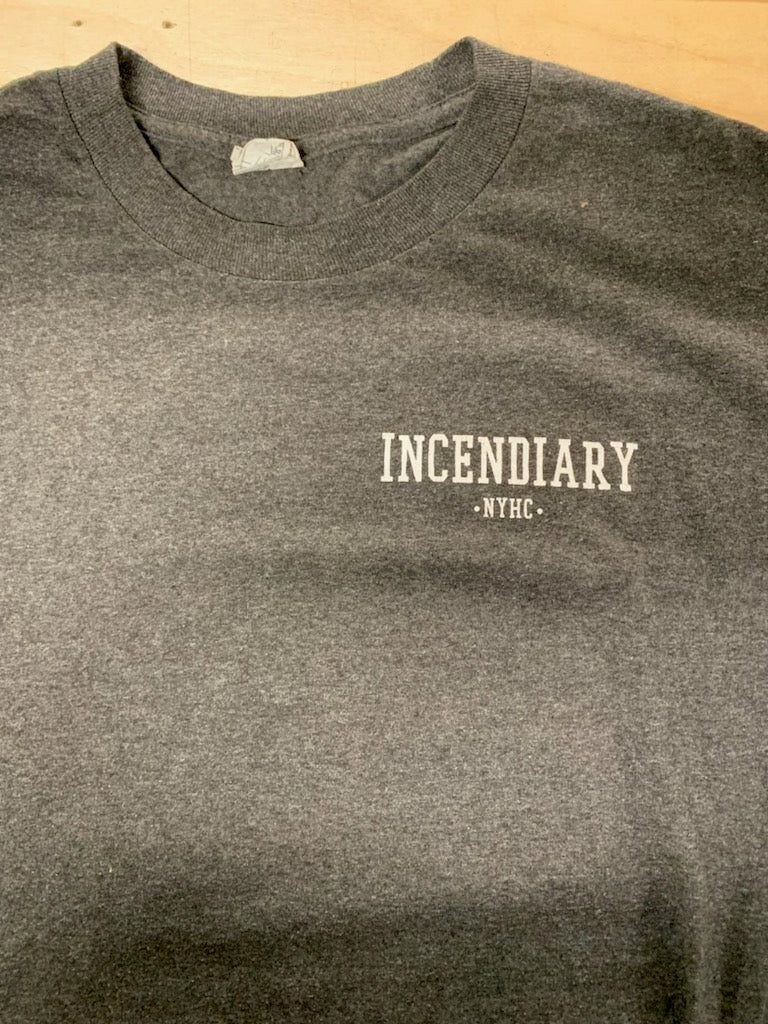 Incendiary Silence Is A Sentence T-Shirt, Gray, L