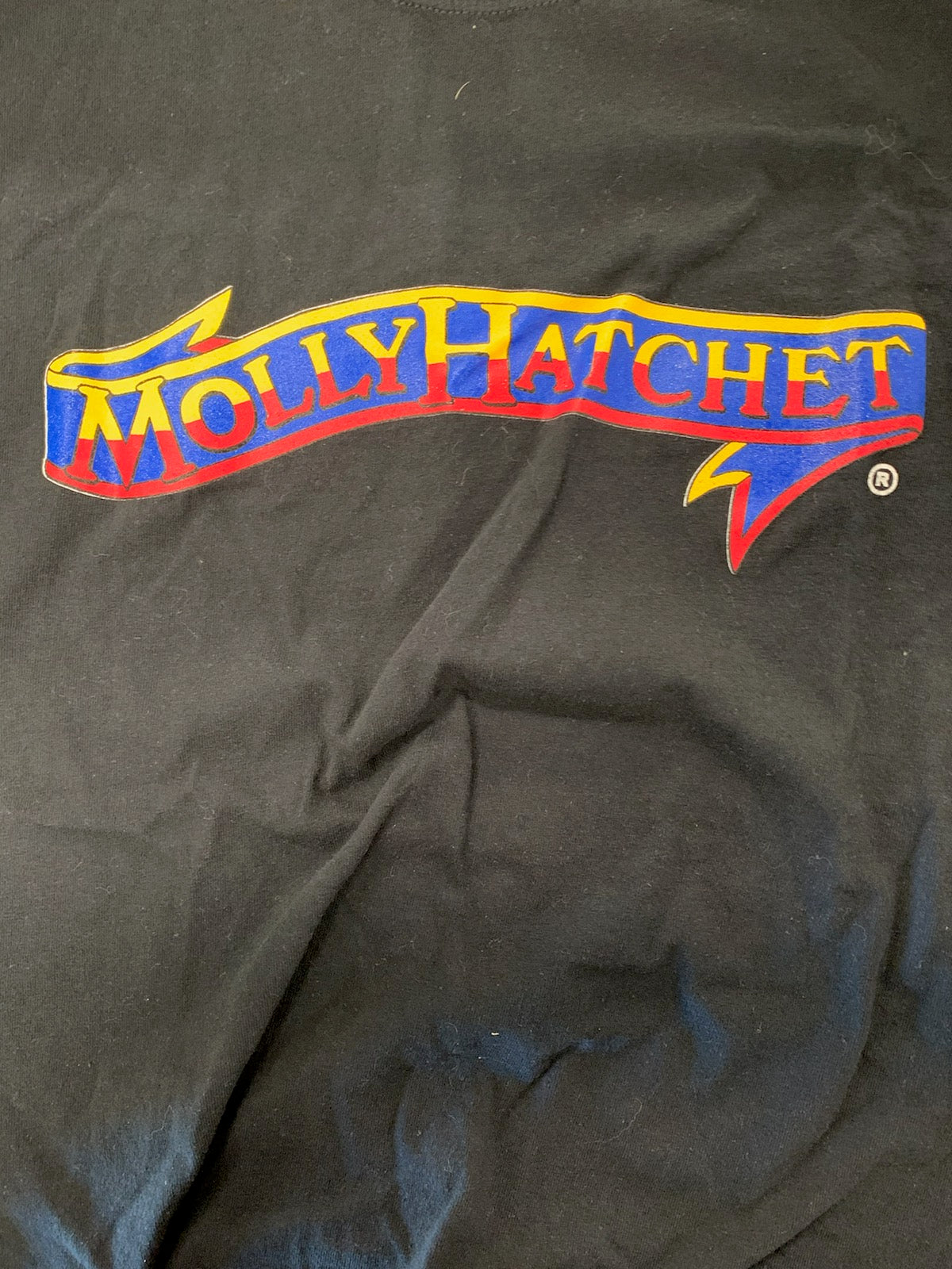 Molly Hatchet Logo Shirt, Black, L