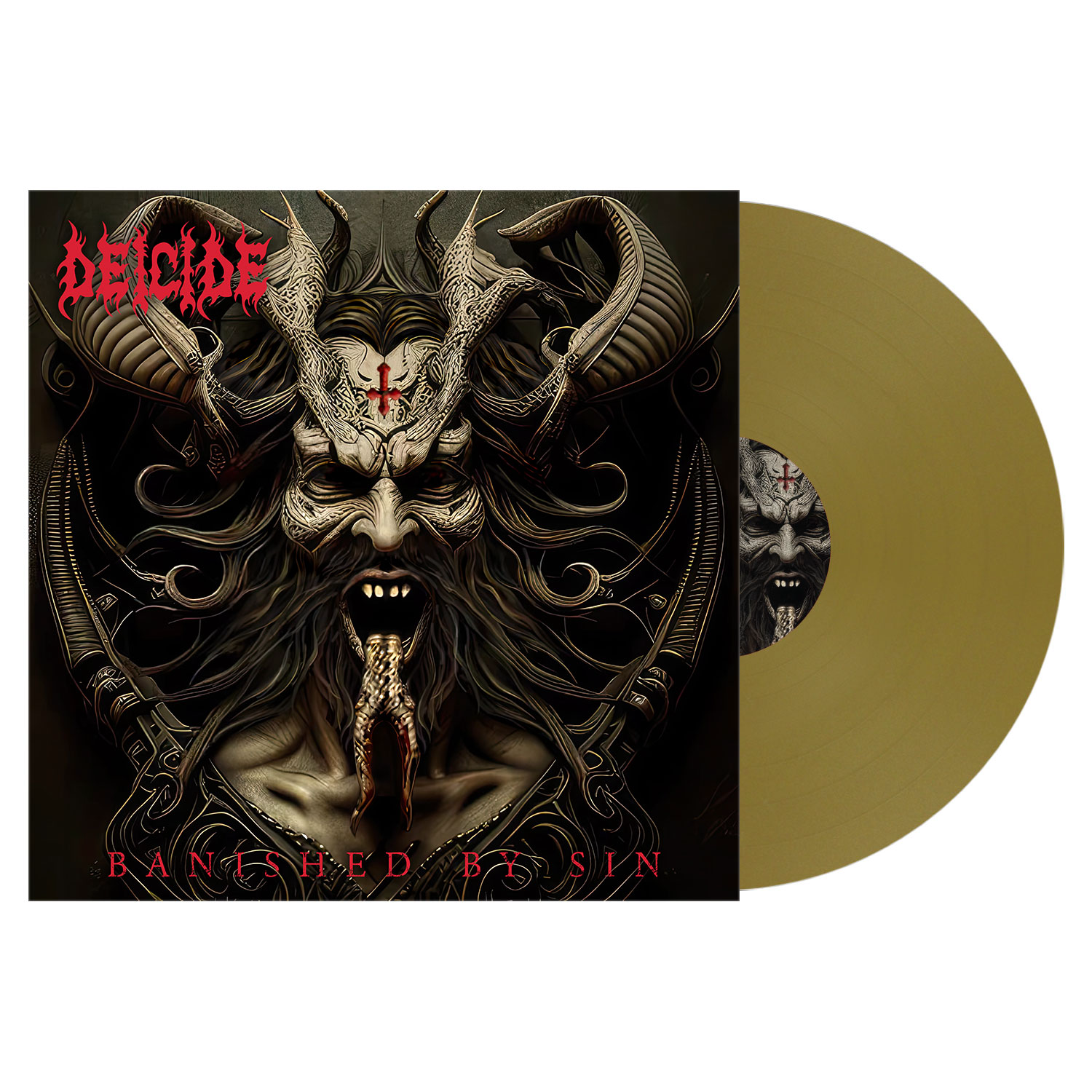 Deicide- Banished By Sin (Indie Exclusive Clear W/ Gold Vinyl)