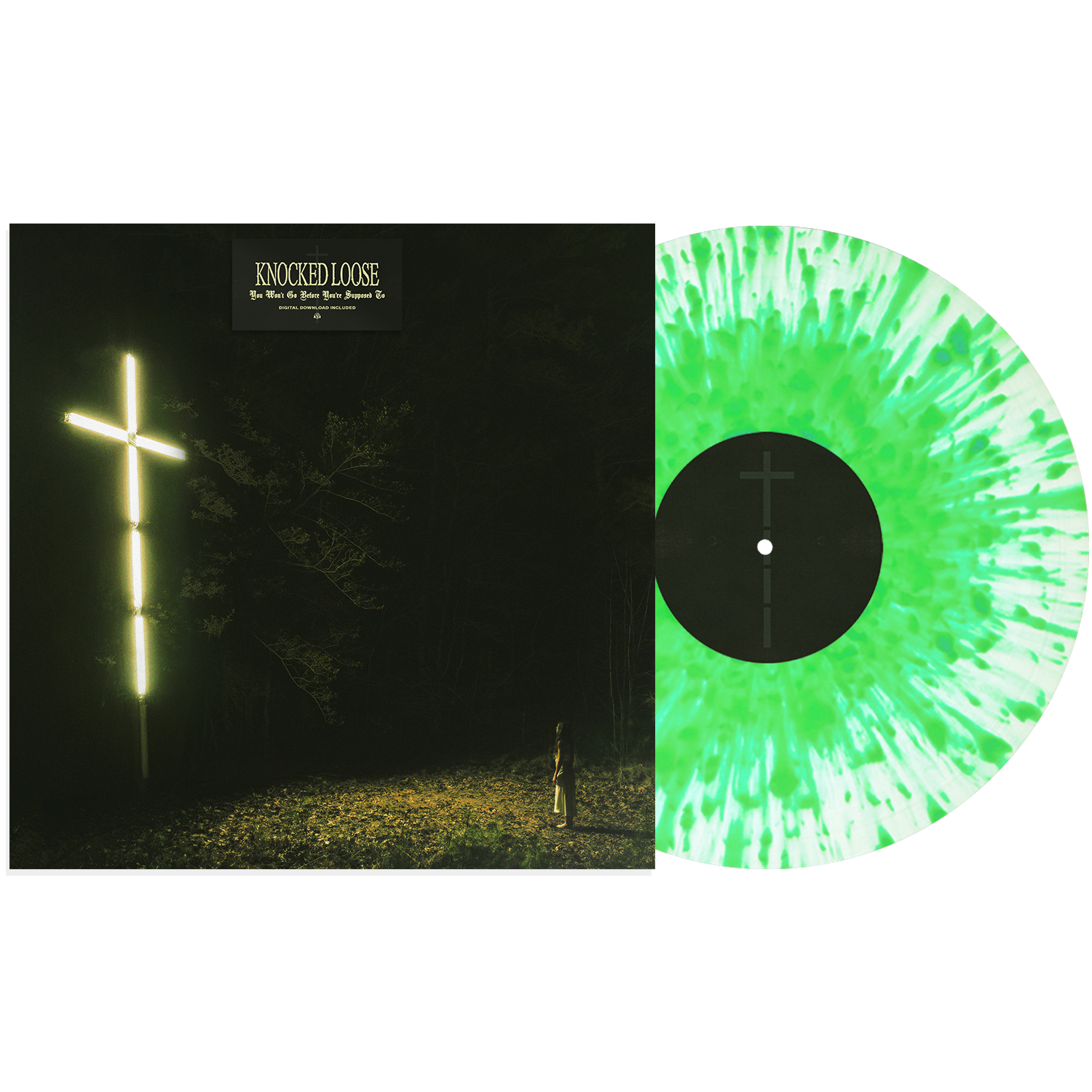 Knocked Loose- You Won't Go Before You're Supposed To (Clear w/ Mint Splatter) (PREORDER)