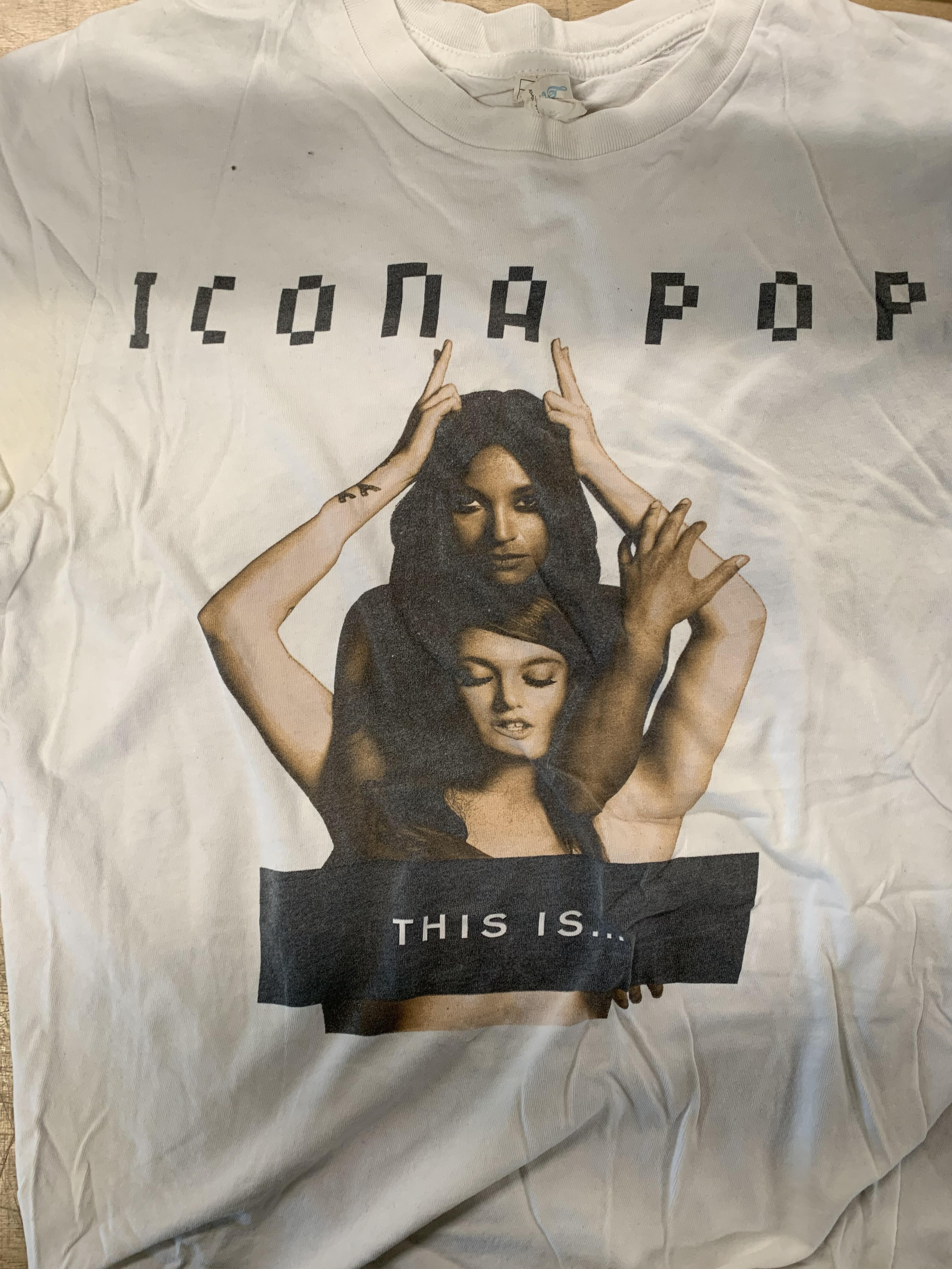 Icona Pop This Is T-Shirt, White, S