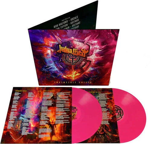 Judas Priest- Invincible Shield - Limited Pink Colored Vinyl (Import)