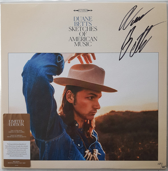 Duane Betts- Sketches Of American Music (Blue W/ White Splatter) (Numbered) (Signed)