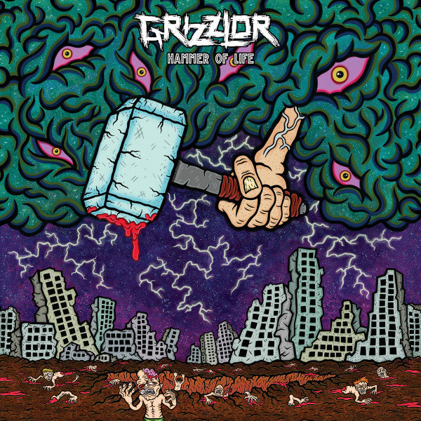 Grizzlor- Hammer Of Life (Clear W/ Hazy Purple)