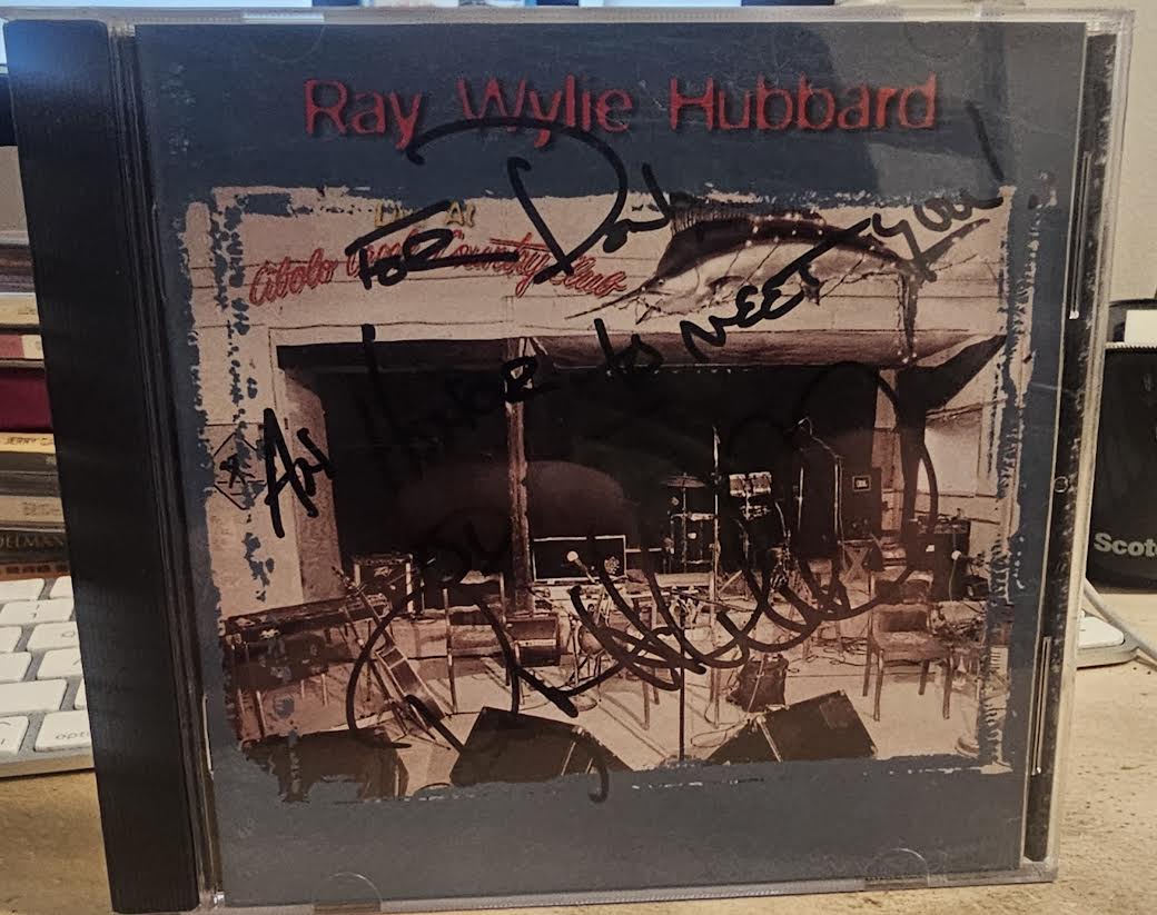 Ray Wylie Hubbard- Live At Cibolo Creek Country Club (Signed) - Darkside Records