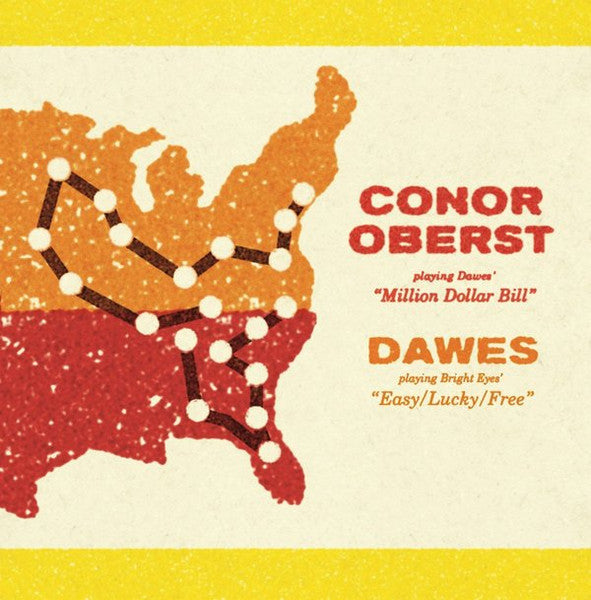 Conor Oberst/ Dawes- Milllion Dollar Bill/ Easy/Lucky/Free (RSD14)(Sealed) - Darkside Records
