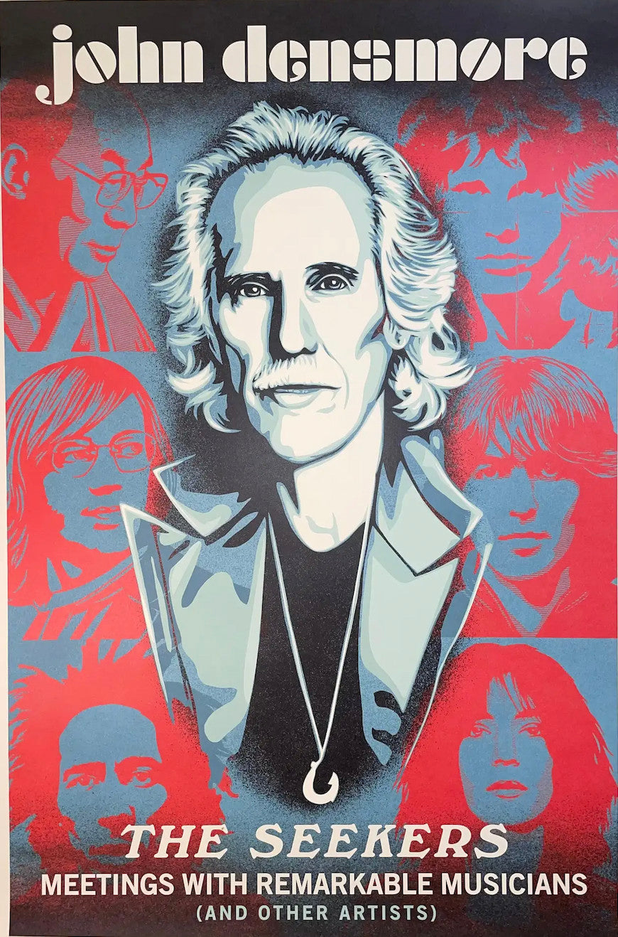 John Densmore (The Doors)- The Seekers (Book/Autographed Poster) - Darkside Records