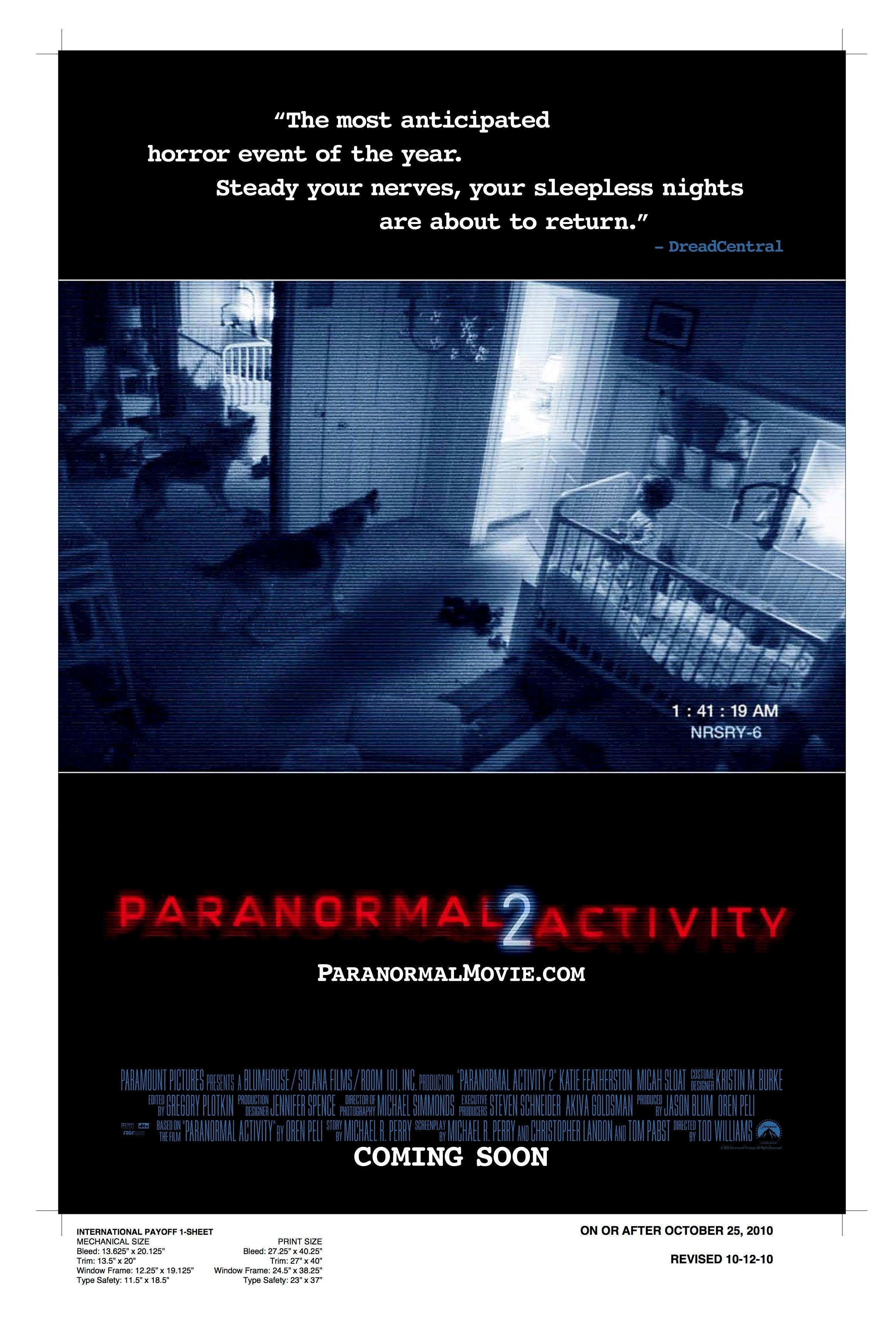 Paranormal Activity 2 - DarksideRecords