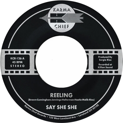 Say She She- Reeling/Don't You Dare Stop (Green Vinyl) - Darkside Records