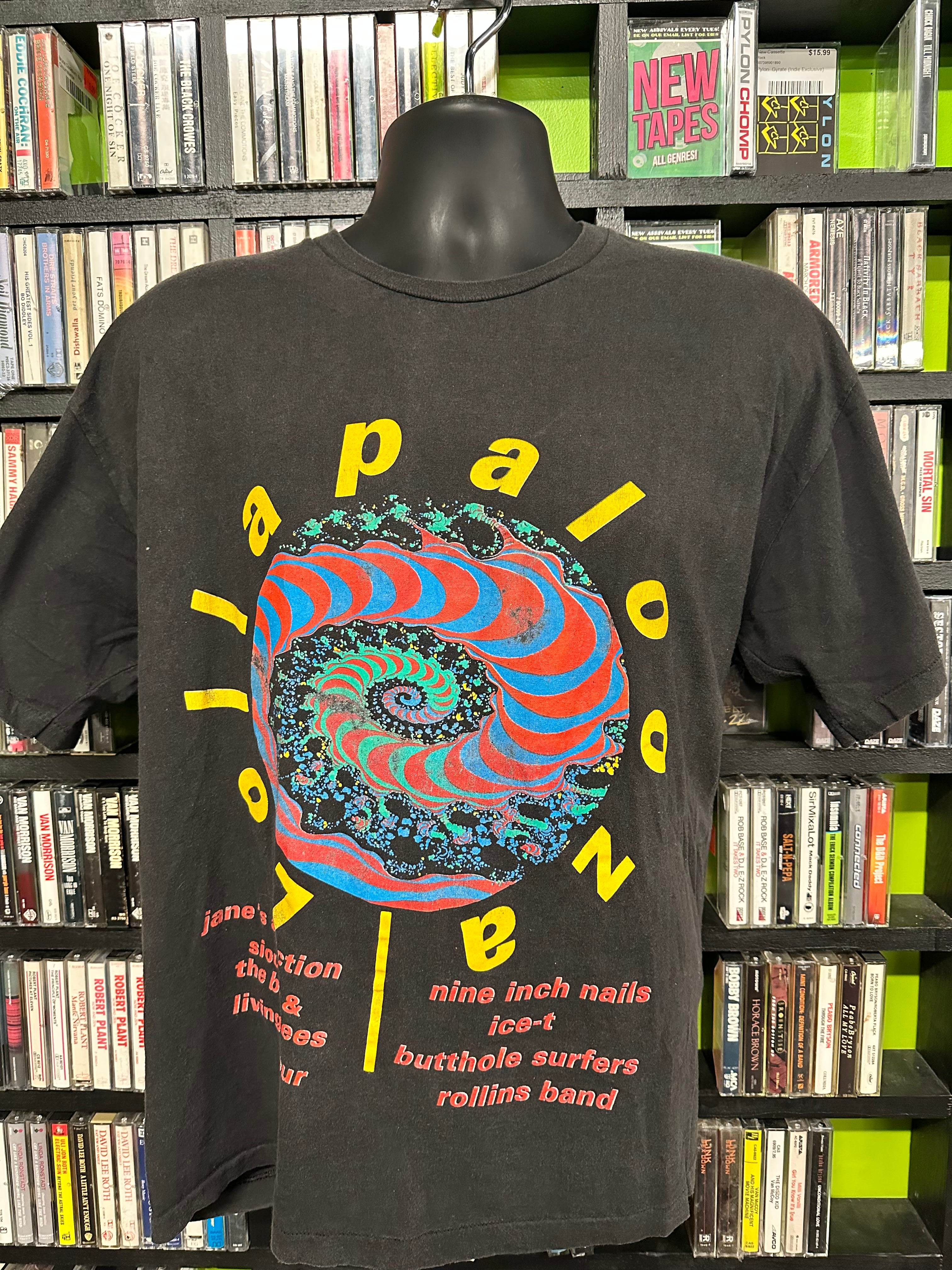 Ozzy Osbourne 1984 Bark At The Moon Tour Raglan/Baseball T-Shirt, Grey  w/Blue Arms