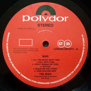 The Who- Who (Indie Exclusive) - Darkside Records