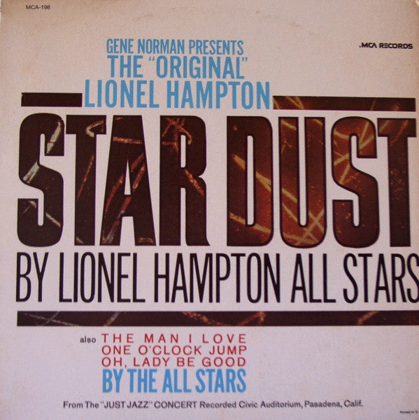 Lionel Hampton All Stars- The Original Star Dust - Darkside Records