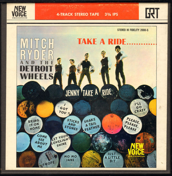 Mitch Ryder & The Detroit Wheels- Take A Ride (3 ¾ ips) - Darkside Records