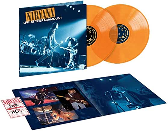 Nirvana- Live At The Paramount (Transparent Orange Vinyl) - Darkside Records