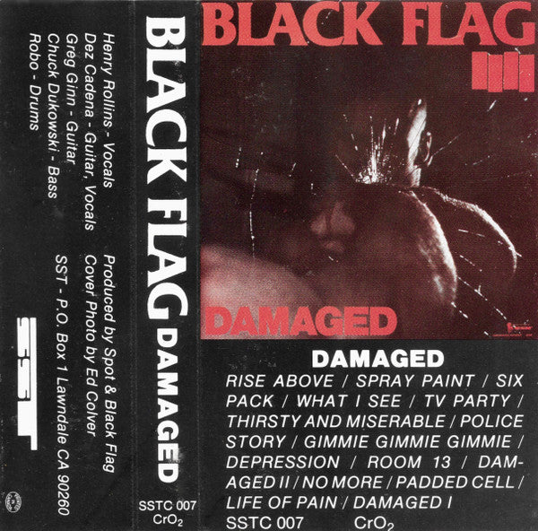 Black Flag- Damaged - Darkside Records