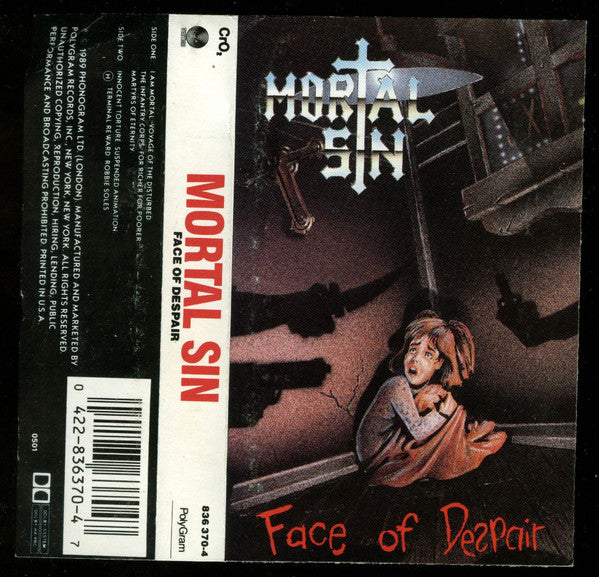 Mortal Sin- Face Of Despair – Darkside Records