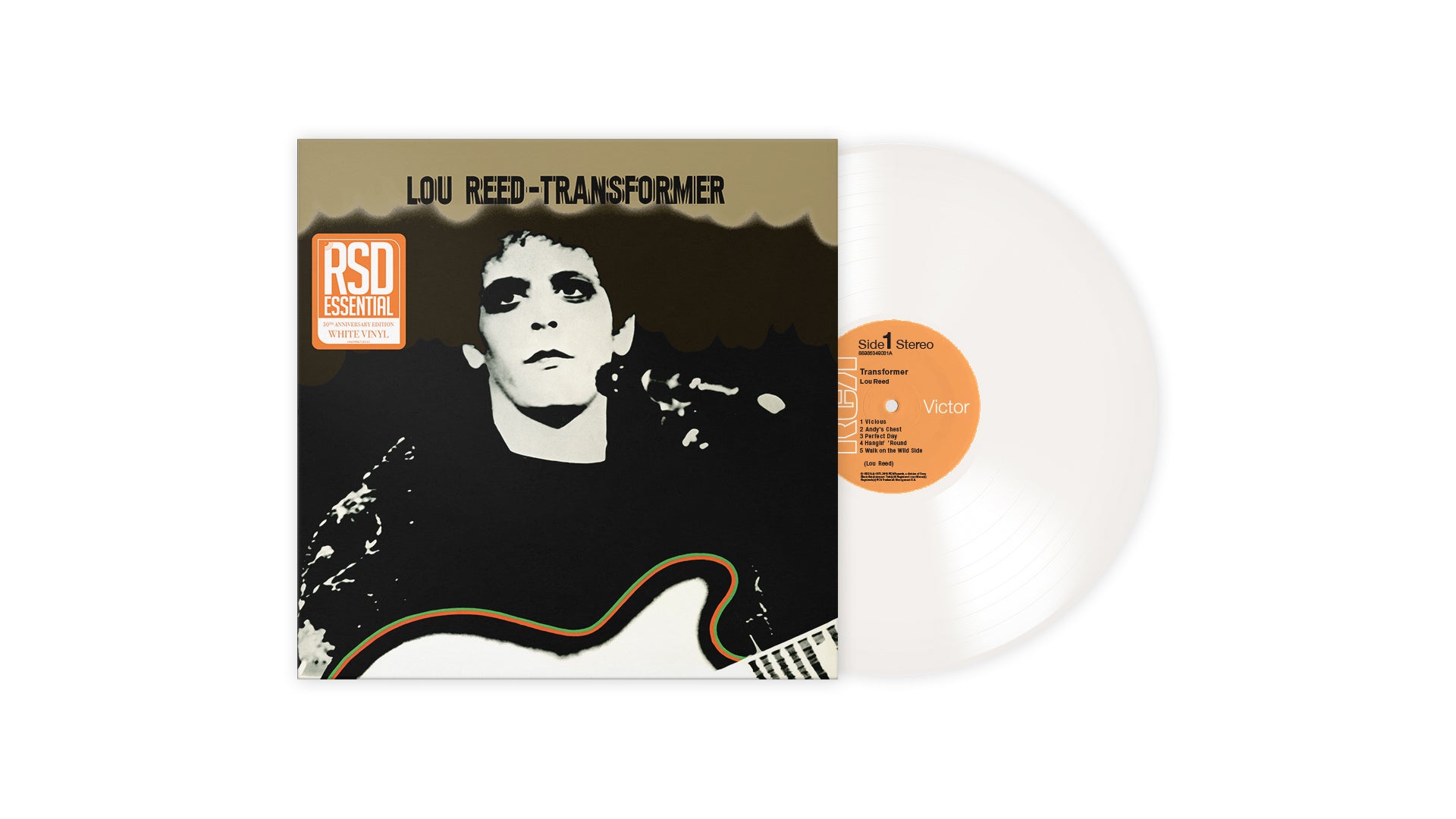 Lou Reed- Transformer (RSD Essential 50th Anniv White Vinyl) - Darkside Records