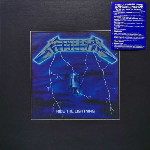 Metallica- Ride The Lightning (DLX 4xLP, 6xCD, 1xDVD)(Wear To Box, Priced  Down Accordingly)