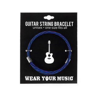 Guitar String Bracelet - Blue