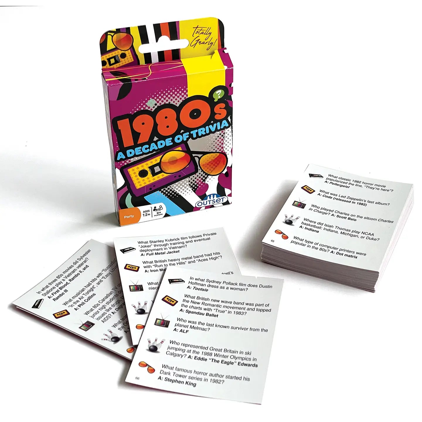 1980s - A Decade of Trivia Card Game