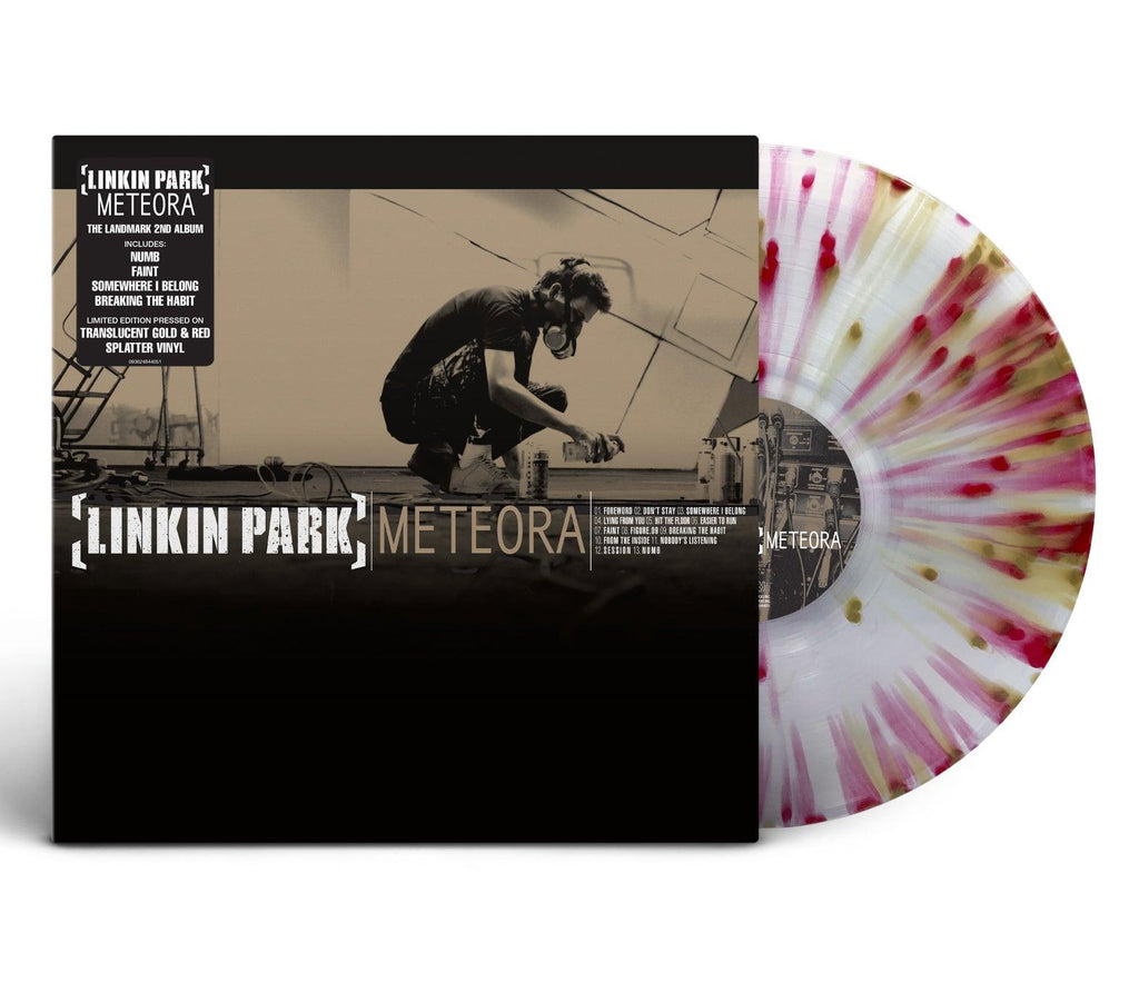 Linkin Park- Meteora (Translucent Gold & Red Splatter Vinyl) (PREORDER ...