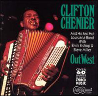 the album cover for Clifton Chenier - Out West