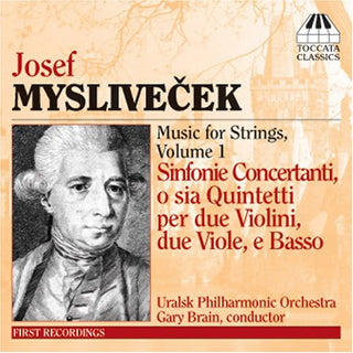 the album cover for J. MYSLIVECEK - Music for Strings 1